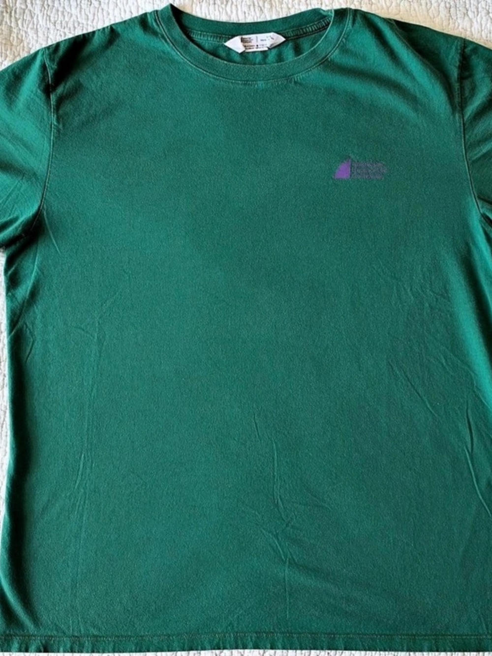 Mountain Equipment Company Men's Green Logo Tee Size Large Like New